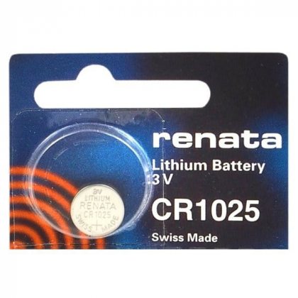 Renata батарейка CR1025 3v, цена за 1шт