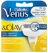 Купить Gillette кассеты для бритья сменные женские Venus&Olay 2шт