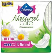 Купить Libresse прокладки Natural Care Ultra normal 10шт 4 капли
