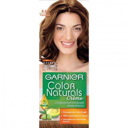 Garnier краска для волос Color Naturals 6.34 Карамель