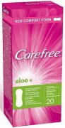 Купить Carefree прокладки ежедневные 20шт Aloe в индивидуальной упаковке 2шт cotton extract Fresh c Ароматом свежести в индивидуальной упаковке 2шт