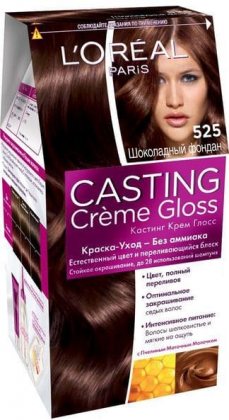 Loreal Casting Creme Gloss крем-краска для волос тон 525 Шоколадный фондан
