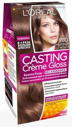 Loreal Casting Creme Gloss крем-краска для волос тон 780 Ореховый мокко