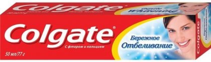 Colgate зубная паста 50мл Бережное отбеливание
