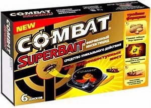 Combat Super Bait Диски от тараканов 6шт
