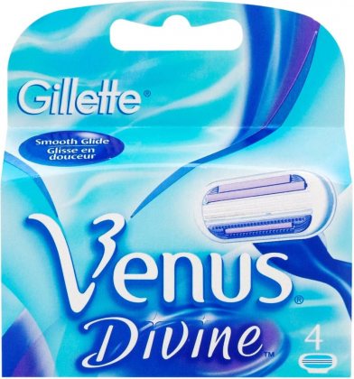 Gillette кассеты для бритья сменные женские Venus Divine 4шт