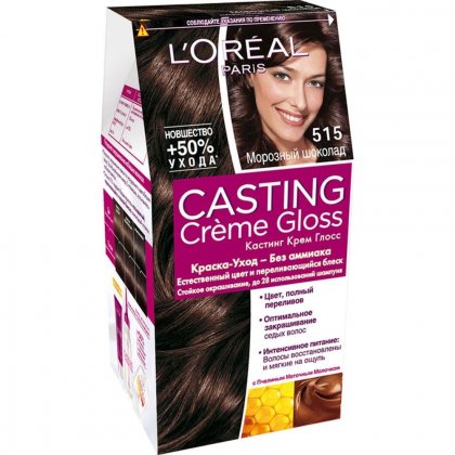Loreal Casting Creme Gloss крем-краска для волос тон 515 морозный шоколад