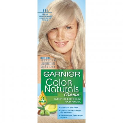 Garnier краска для волос Color Naturals 111 Платиновый Блондин