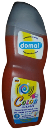 Domal 750мл Color Washgel концентрированный гель для стирки цветного белья с активной формулой защиты цвета на 20 стирок