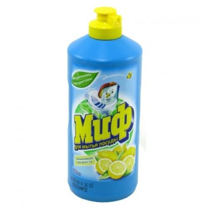 Миф средство для мытья посуды 500мл Лимонная свежесть
