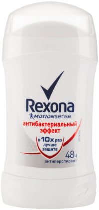 Rexona дезодорант стик женский 40мл Антибактериальная свежесть