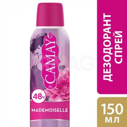 Camay дезодорант спрей женский 150мл Мадмуазель, Сладкие ягоды