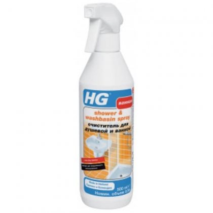 HG Очиститель для душевой и ванной 500мл с распылителем