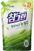 Купить Lion ChamGreen средство для мытья посуды, овощей и фруктов Зеленый чай 1,2л в мягкой упаковке