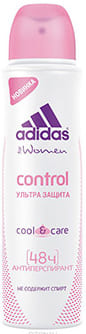 Adidas дезодорант спрей женский 150мл Control Cool&care