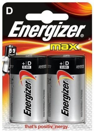 Energizer батарейка алкалиновая Max D/LR20 1,5v, цена за 1шт