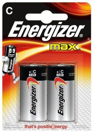 Energizer батарейка алкалиновая Max LR14 E93 С 1,5v, цена за 1шт