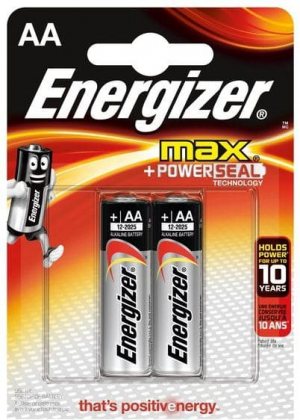 Energizer батарейка алкалиновая Max AA пальчиковая LR6 1,5v, цена за 1шт