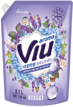 Mukunghwa Aroma Viu Mediterranean Lavender Антибактериальный Ароматизирующий кондиционер средиземноморская лаванда 2,1л в мягкой упаковке