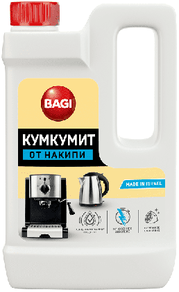 Bagi Кумкумит средство для удаления накипи и ржавчины в водонагревательных приборах 550мл