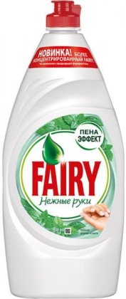Fairy средство для мытья посуды 900мл Нежные руки Чайное дерево и мята