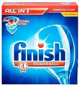 Finish таблетки для посудомоечной машины 25шт Powerball All in 1 Max в zip-пакете