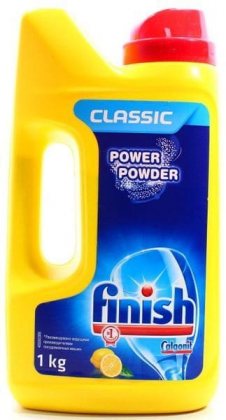 Finish Power Powder 1кг Желтый лимон средство для мытья посуды в посудомоечной машине порошкообразное