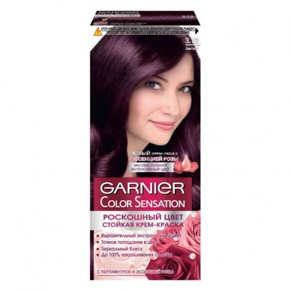 Garnier краска для волос Color Sensation Роскошь цвета №3.16 Аметист