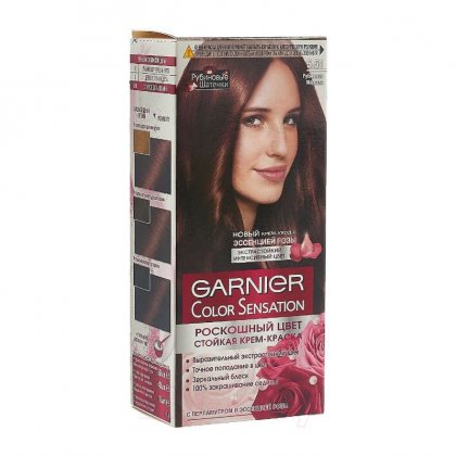 Garnier краска для волос Color Sensation Роскошь цвета №5.51 Рубин.Марсала