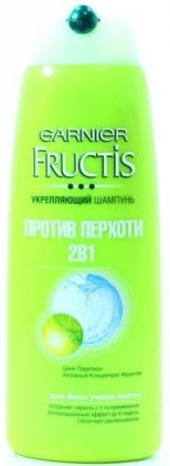 Fructis шампунь для волос женский 250мл Против перхоти 2в1