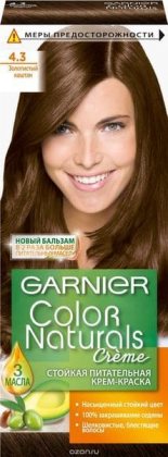 Garnier краска для волос Color Naturals 4.3 Золотой Каштан