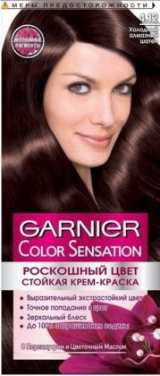 Garnier краска для волос Color Sensation 4.12 Холодный алмазный шатен