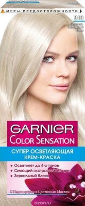 Garnier краска для волос Color Sensation 910 Пепельно-платиновый блонд
