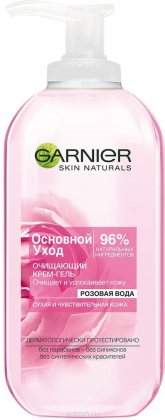 Garnier Skin Naturals Основной уход крем-гель для умывания очищающий 200мл