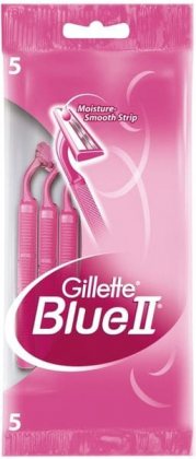 Gillette станок для бритья женский одноразовый Blue II 5шт