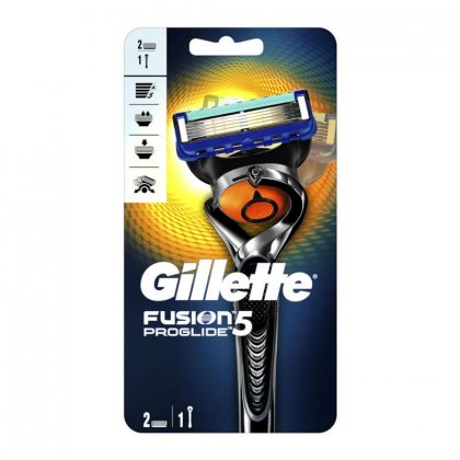 Gillette станок для бритья мужской многоразовый Fusion ProGlide Flexball с 2 сменными кассетами