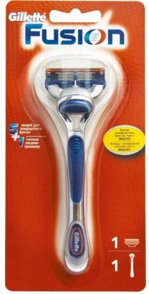 Gillette станок для бритья мужской многоразовый Fusion с 1 кассетой