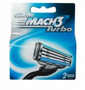 Купить Gillette кассеты для бритья сменные мужские Mach3 Turbo 2шт