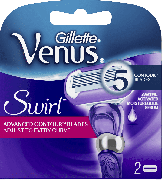 Купить Gillette кассеты для бритья сменные женские Venus Swirl 2шт