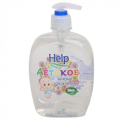 Help жидкое мыло детское с дозатором 500г
