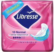 Купить Libresse прокладки Ультра Нормал с мягкой поверхностью 10шт 4 капли