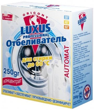 Luxus Professional отбеливатель для стирки 250г до 60 градусов Россия