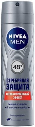 Nivea дезодорант спрей мужской 150мл Серебряная защита