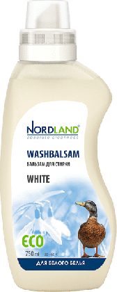 Nordland бальзам для стирки 750мл Белого белья