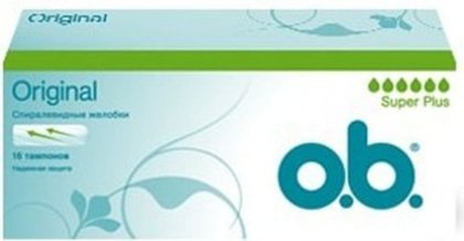 O.B. тампоны Original Супер плюс 16шт 6 капель
