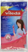 Купить Vileda перчатки латексные Стайл 1 пара размер L
