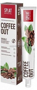 Splat зубная паста 75мл Special Coffee Out для эффективного удаления налета от кофе и табака