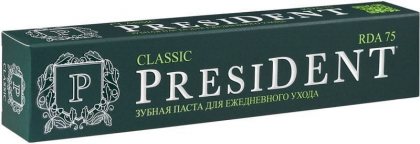 President зубная паста 75мл Classic ежедневная