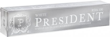 President зубная паста 75мл White отбеливающая