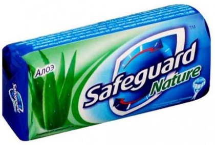 Safeguard мыло твердое кусковое 90г Алоэ